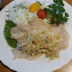 とろみ豚生姜焼き